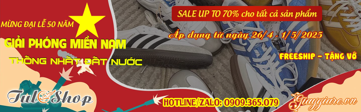 Khuyến mãi mừng đại lễ 30/4 tại Tulo Shop