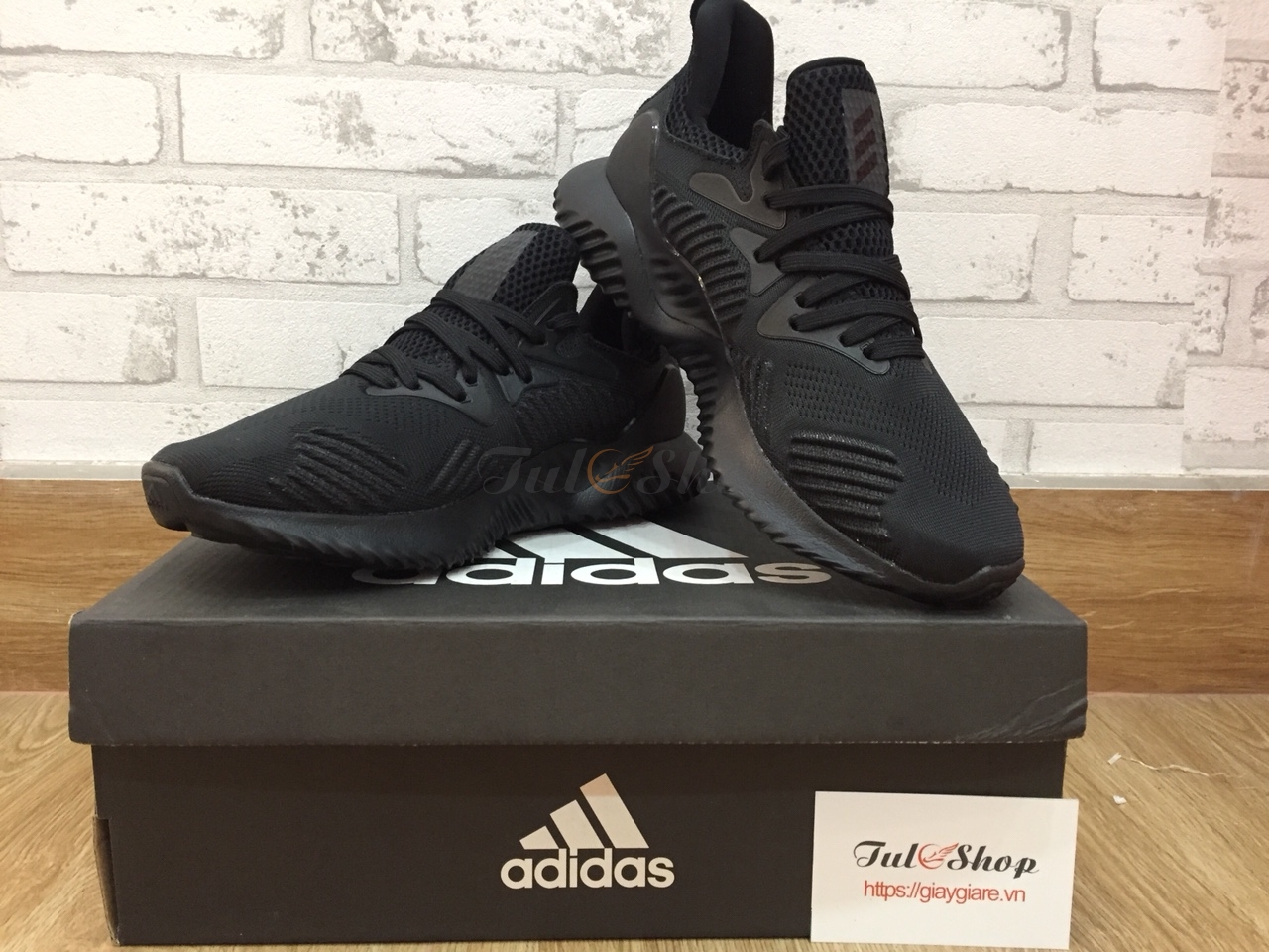 ADIDAS ALPHABOUNCE BEYOND ĐEN FULL 2018 NAM, NỮ