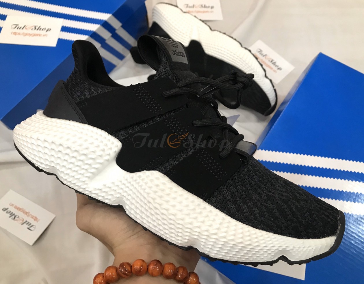 Adidas Prophere Đen Trắng Nam, Nữ