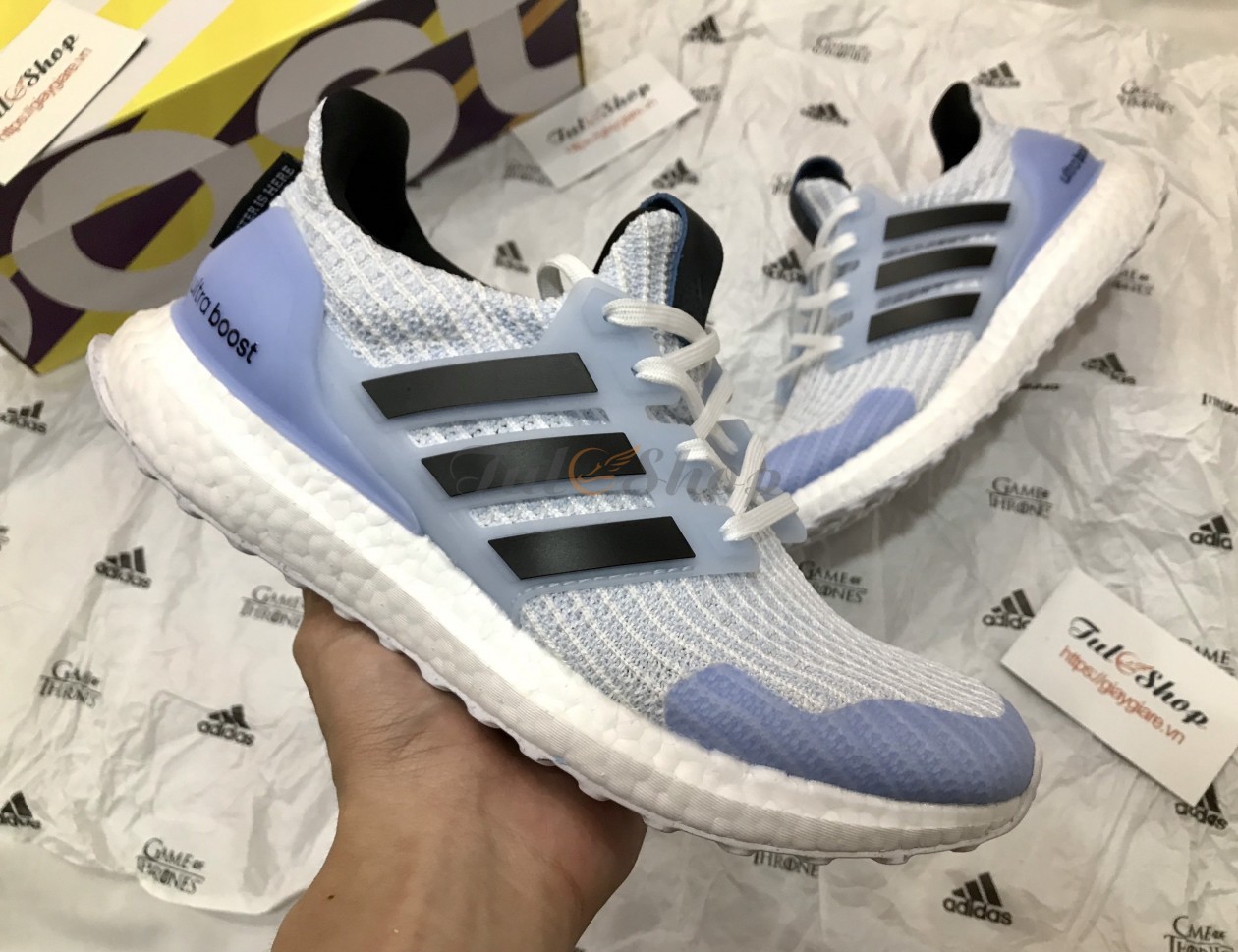 Giày Adidas Ultra Boost 4.0 Game Of Thrones White Walkers Replica 1:1