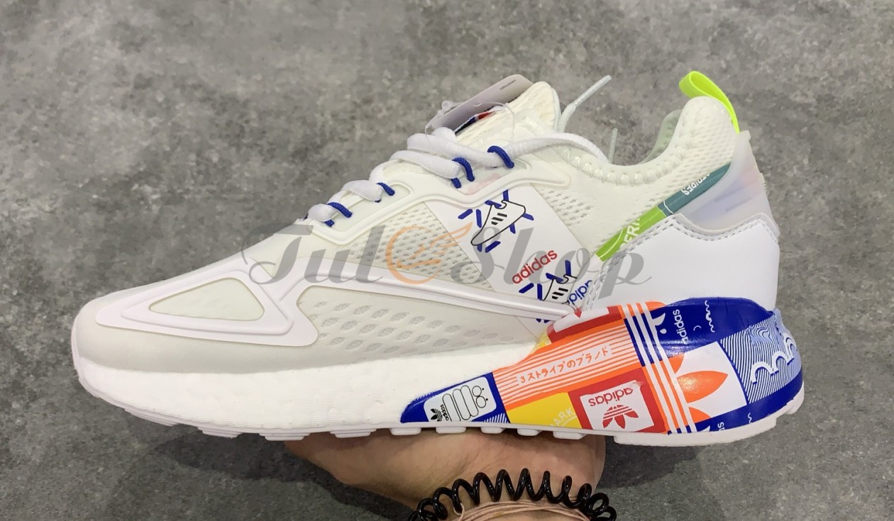 Adidas ZX 2K Boost White Multi-color
