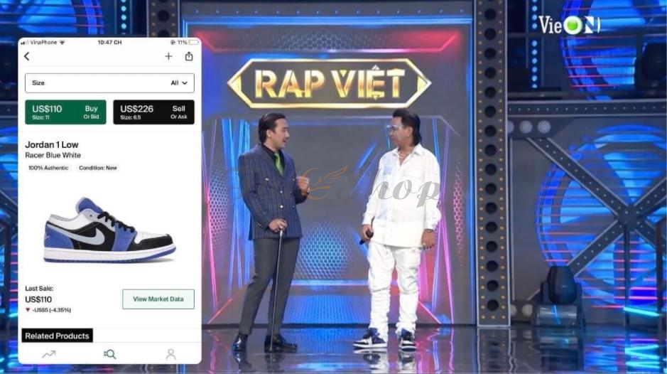 Các mẫu sneaker đình đám trong Rap Việt mùa 1 & 2