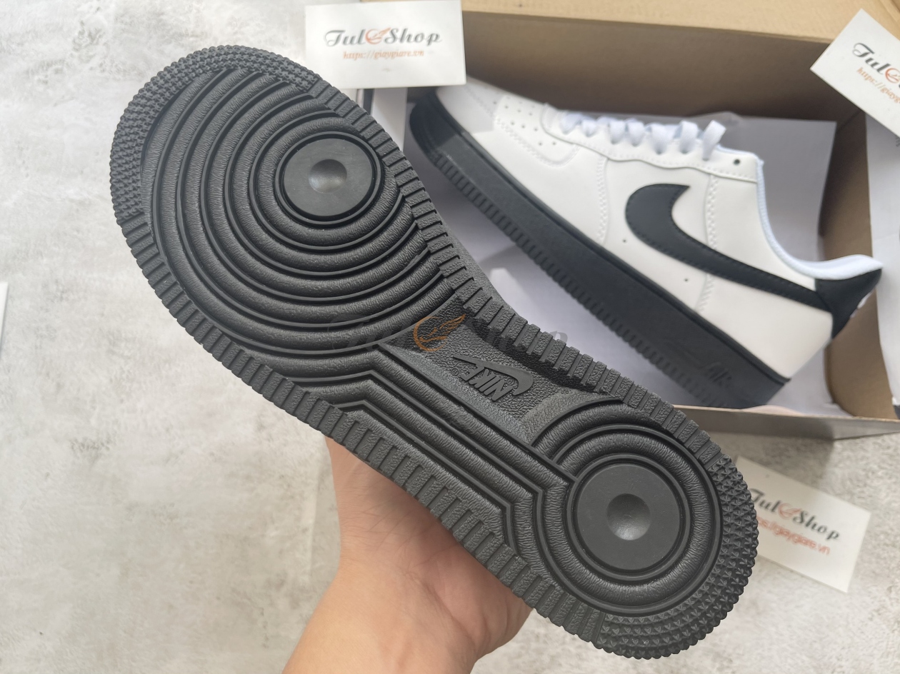 Giày Nike Air Force 1 Low White Black Midsole Siêu Cấp