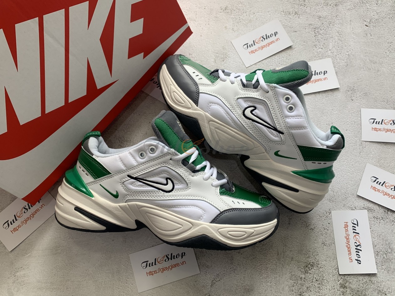 Giày Nike M2K Tekno White Green Grey Nam Nữ Đẹp Siêu Cấp