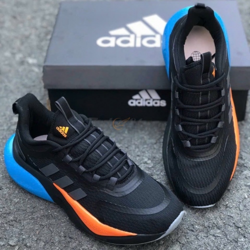 Adidas Alphabounce+ Sustainable Black Orange Blue