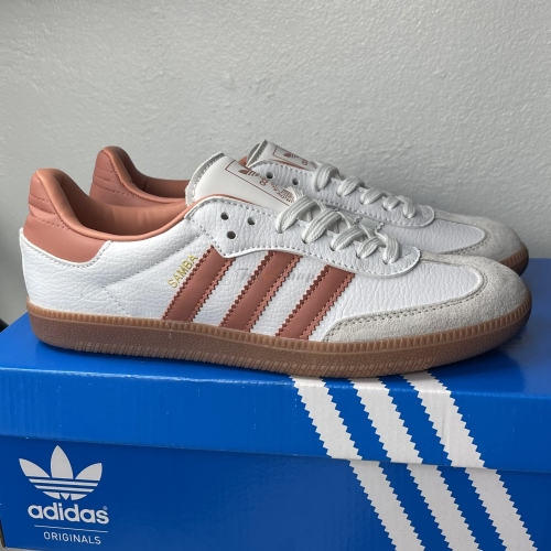 Adidas Samba OG Crystal White Preloved Red