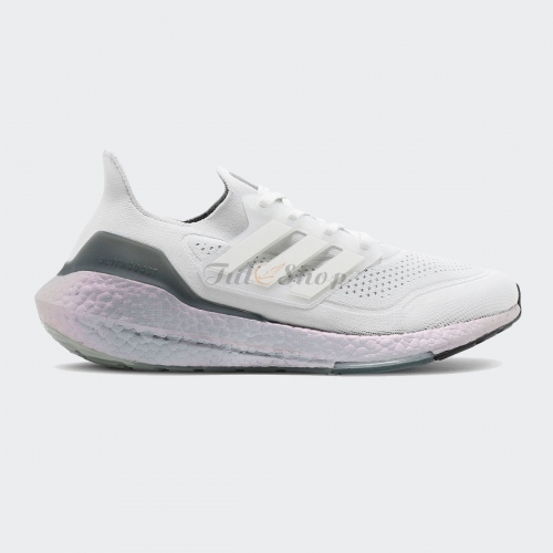 Adidas Ultra Boost 21 Crystal White Hazy Green