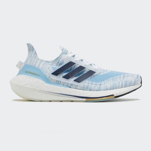 Adidas Ultra Boost 21 White Clear Blue