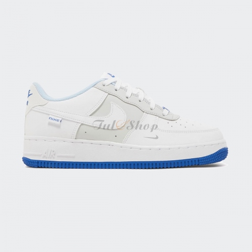 Air Force 1 Low GS White Grey Blue