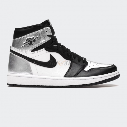 Air Jordan 1 High Silver Toe