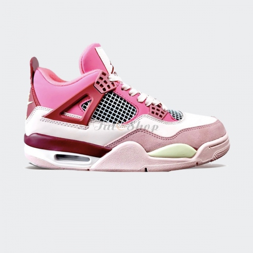 Air Jordan 4 Pink Suede