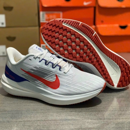 Air Zoom Winflo 9 White Red Navy
