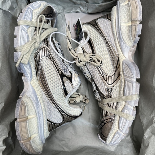 Balenciaga 3XL Extreme Lace Gold Metallic White