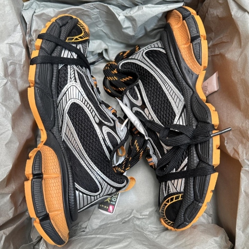 Balenciaga 3XL Extreme Lace Sneakers Black Orange