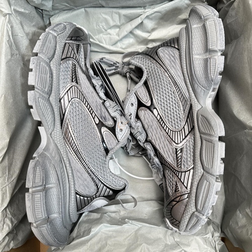 Balenciaga 3XL Extreme Lace Sneakers Gray Silver