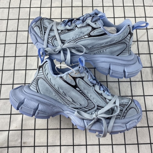 Balenciaga 3XL Extreme Lace Sneakers Light Blue