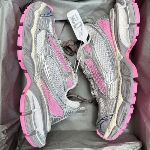 Balenciaga 3XL Extreme Lace Sneakers Silver Pink