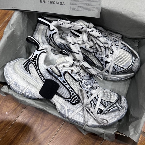 Balenciaga 3XL Extreme Lace Sneakers White Black