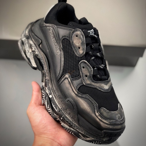 Balenciaga Triple S Black Monogram