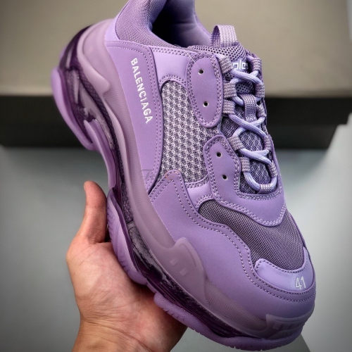 Balenciaga Triple S Purple Clear Sole