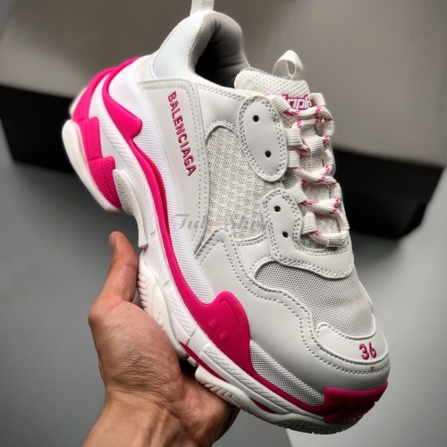 Balenciaga Triple S White Dark Pink