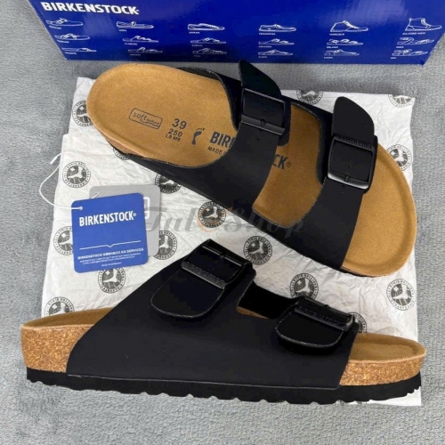 Dép Birkenstock Arizona Oiled Leather Black