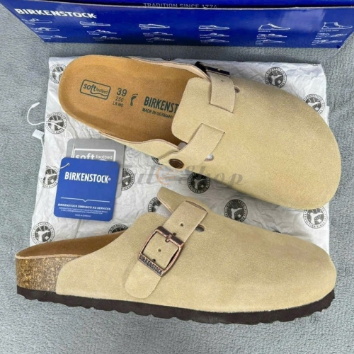 Dép Birkenstock Boston Waxy Tobacco Brown