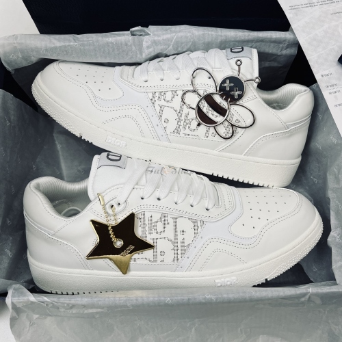 Dior B27 Low-Top All White Like Auth