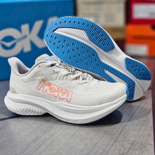 Hoka Mach 6 White/Nimbus Cloud