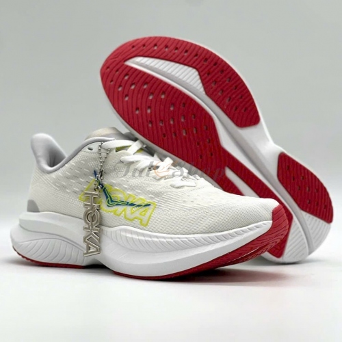 Hoka Mach 6 White Yellow