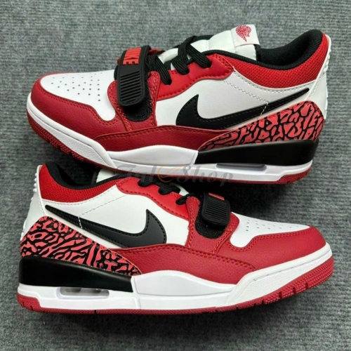 Jordan Legacy 312 White Gym Red