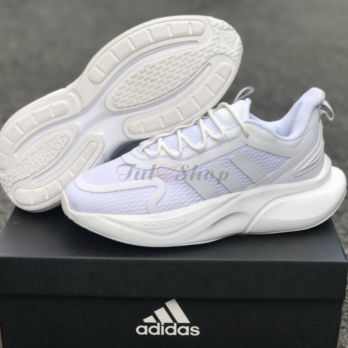 Adidas Alphabounce+ Sustainable Full White