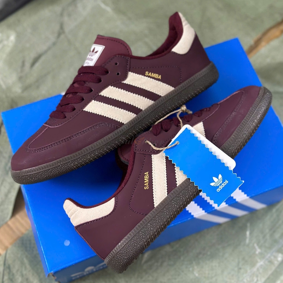 Adidas Samba OG Maroon Crystal Sand