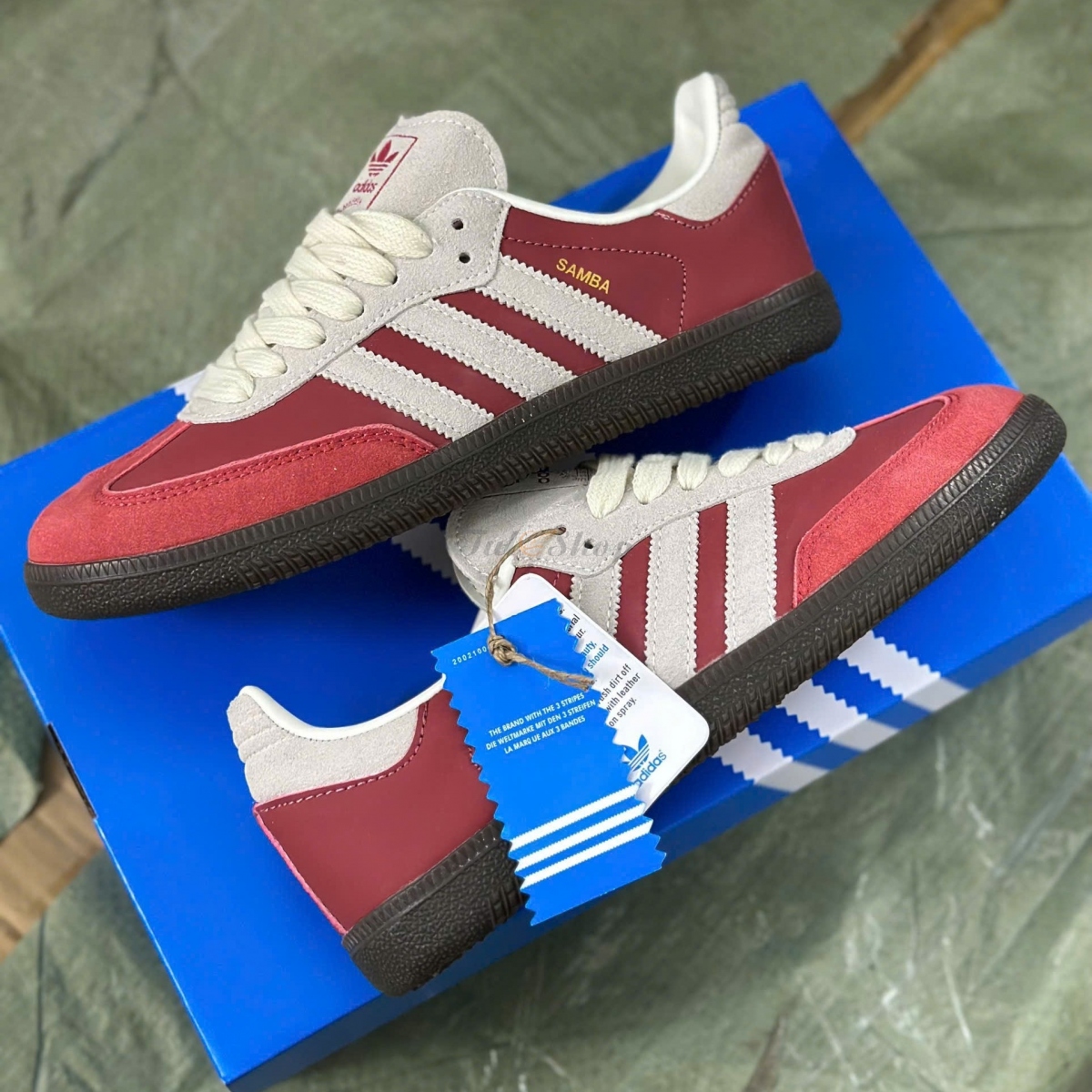 Adidas Samba OG Preloved Ruby Cream White