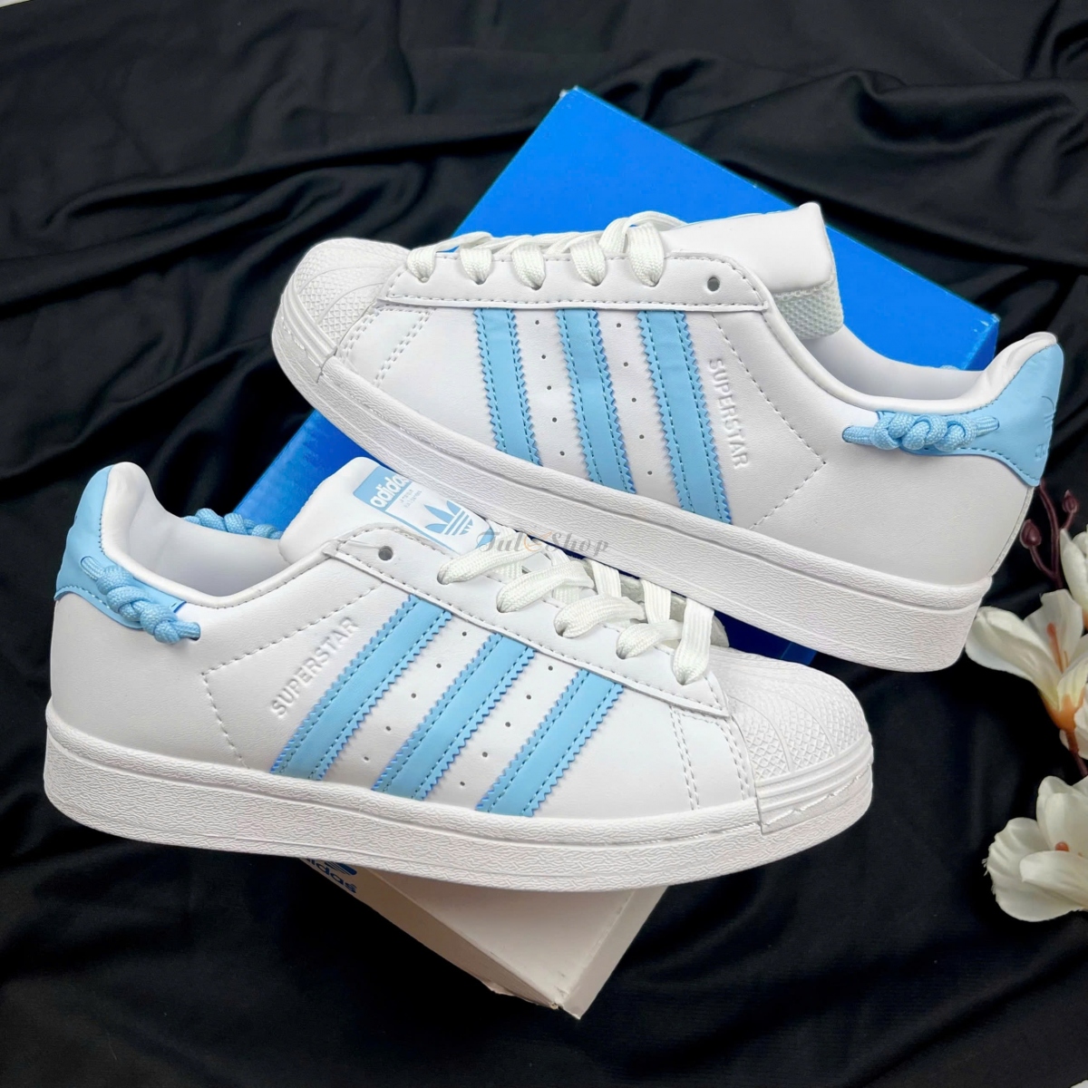 Adidas Superstar White Ambient Sky