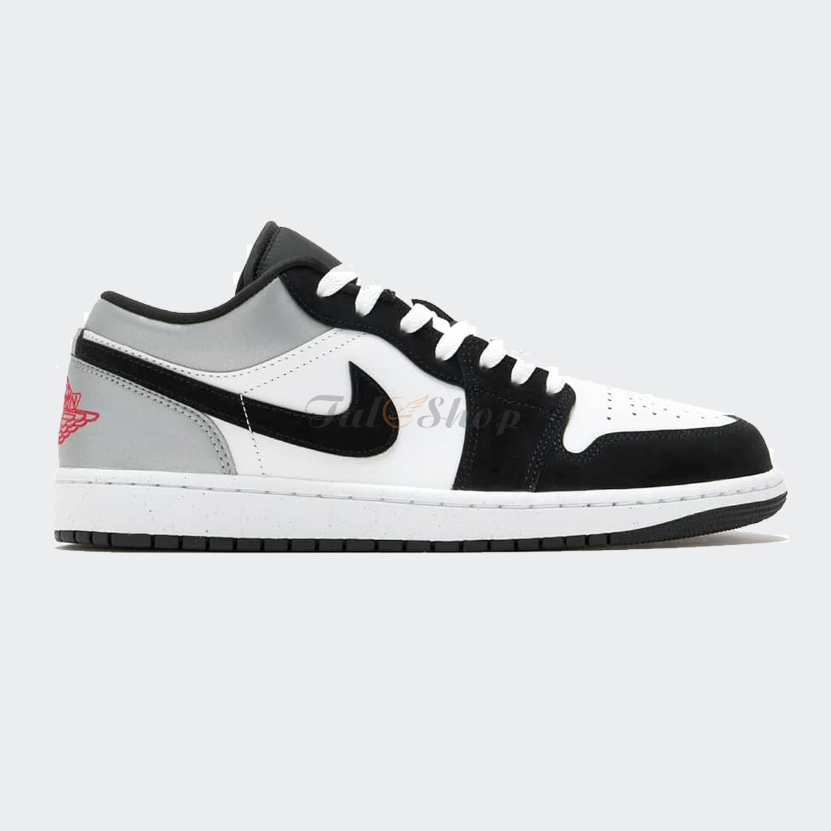 Air Jordan 1 Low Black Matte Silver