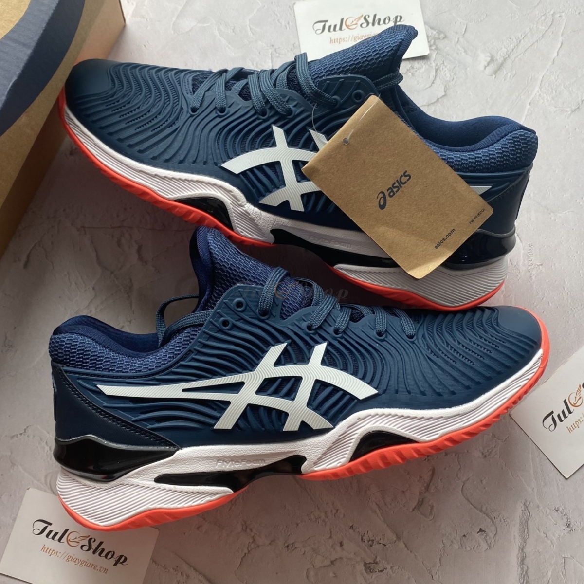 Asics Court FF 2 OC Mako Blue/White