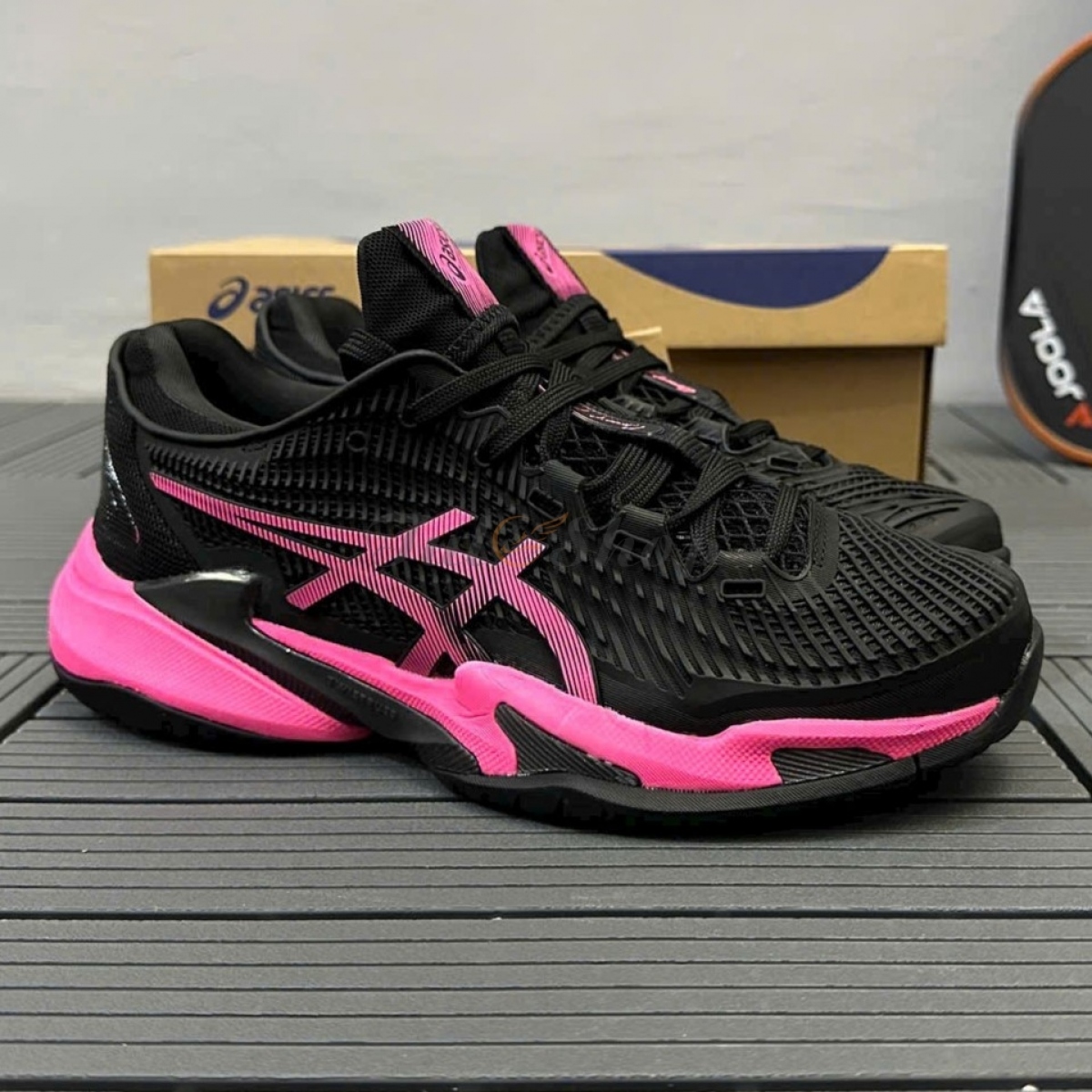 Asics Court FF 3 Black/Hot Pink