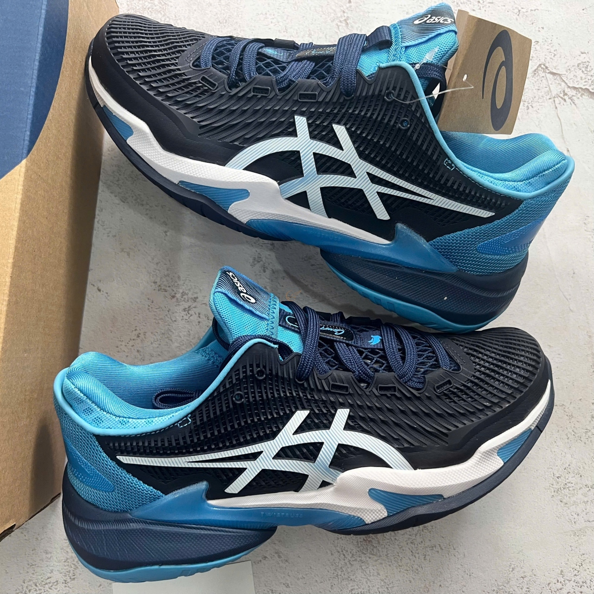Asics Court FF 3 Novak Blue Expanse