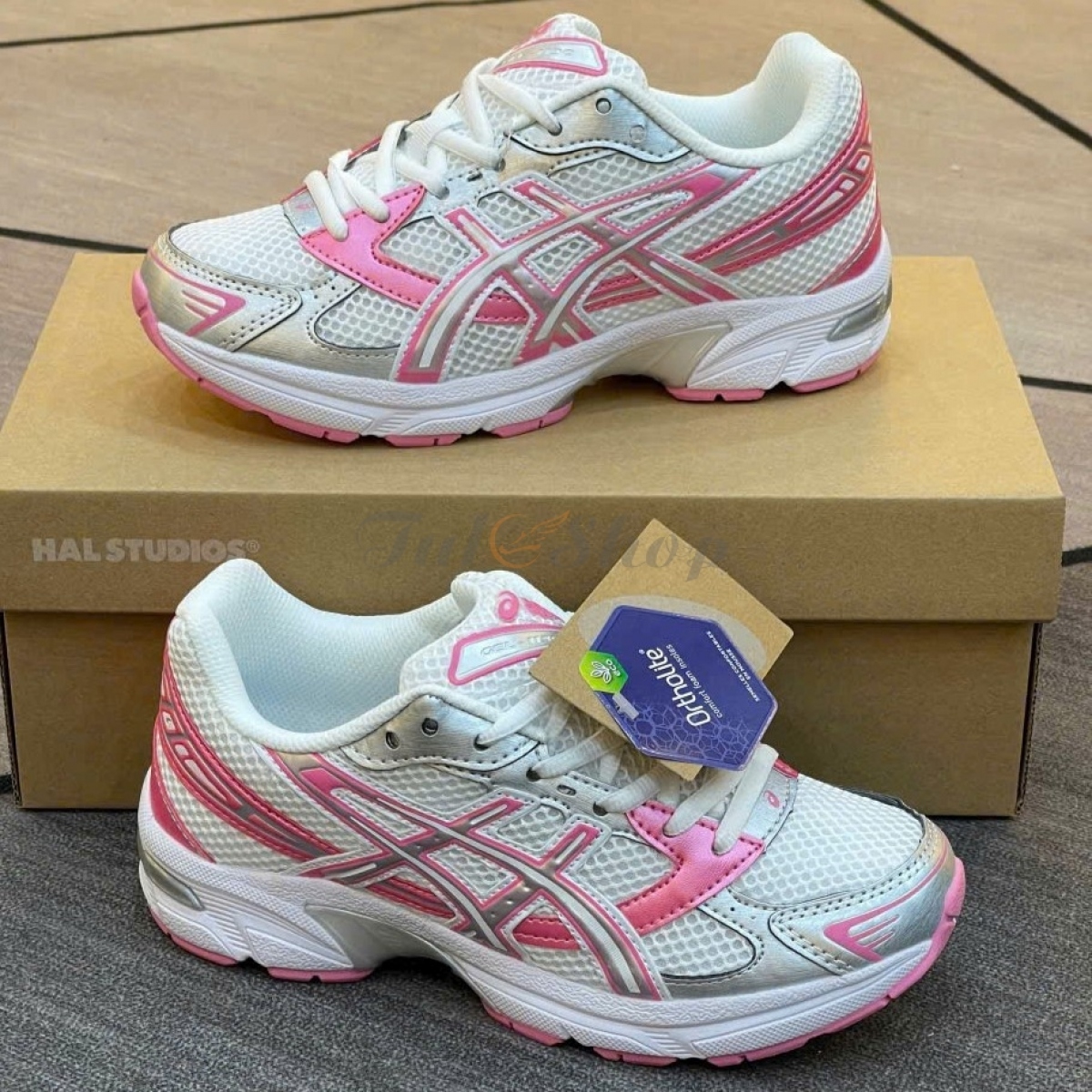 Asics Gel-1130 White Silver Pink
