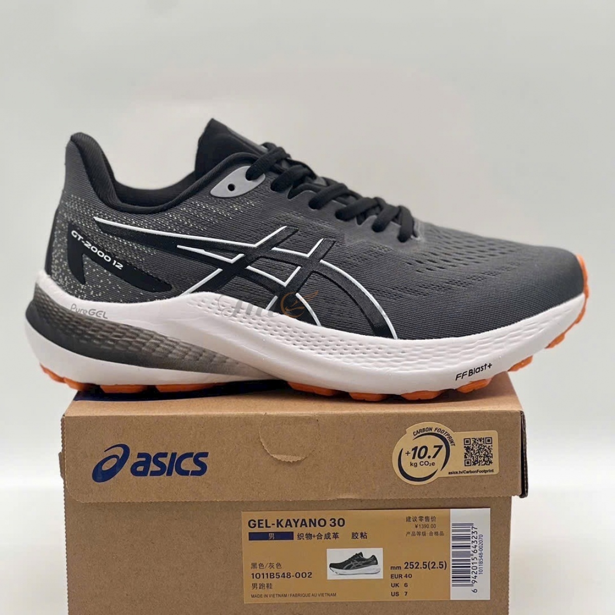 Asics Gel GT-2000 12 Dark Grey Orange