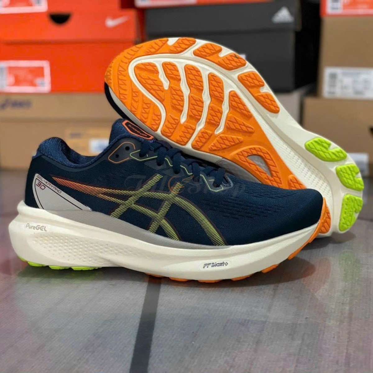 Asics Gel-Kayano 30 French Blue/Neon Lime Men's