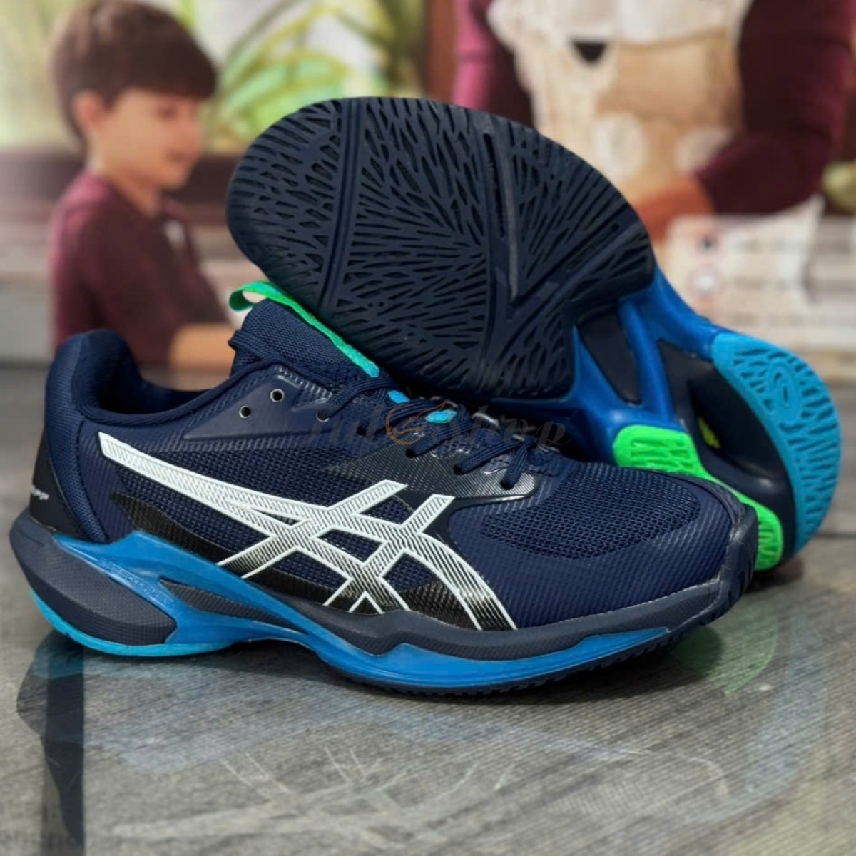 Asics Solution Speed FF 3 Blue Expanse White
