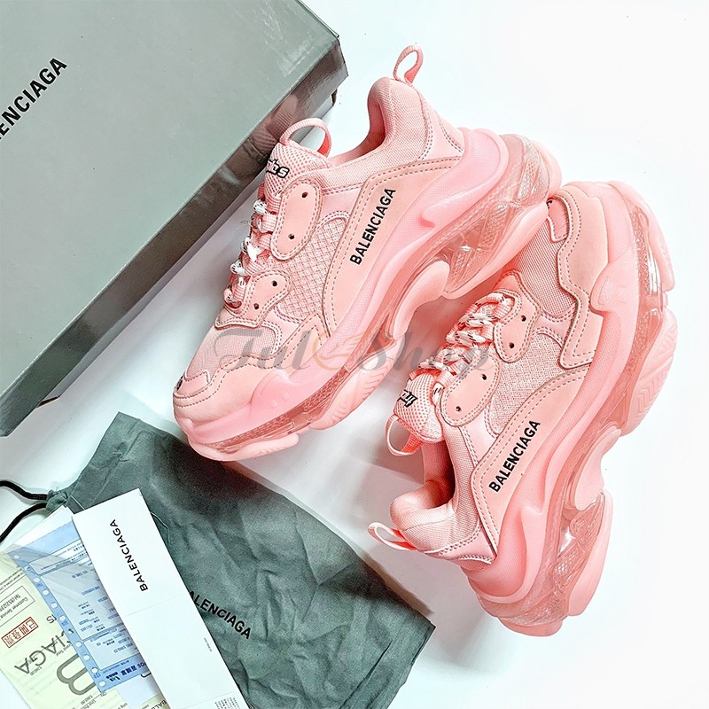 Balenciaga Triple S Pink Women s Sneakers Sandals and