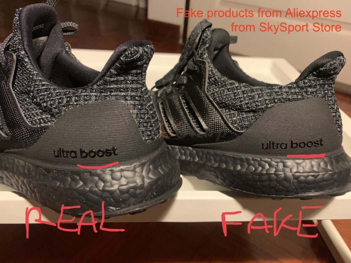 ultra boost fake and real