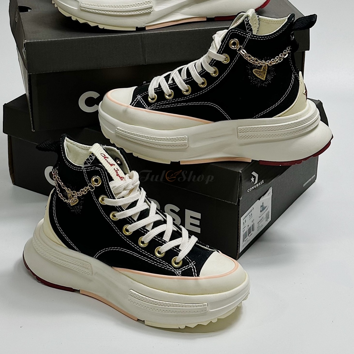 Converse Run Star Legacy CX Platform Gold Chain