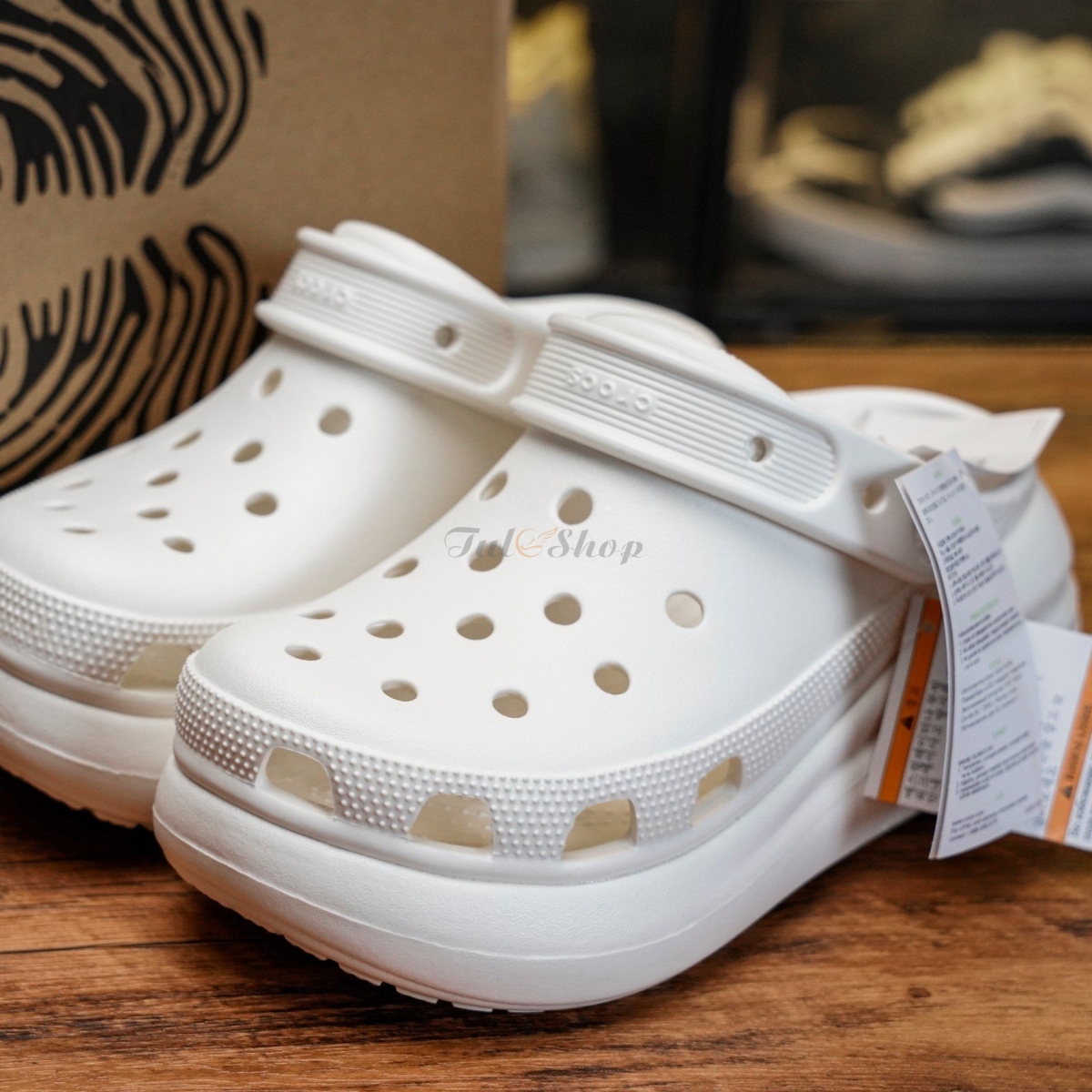 Crocs Crush Clog Classic Slide White