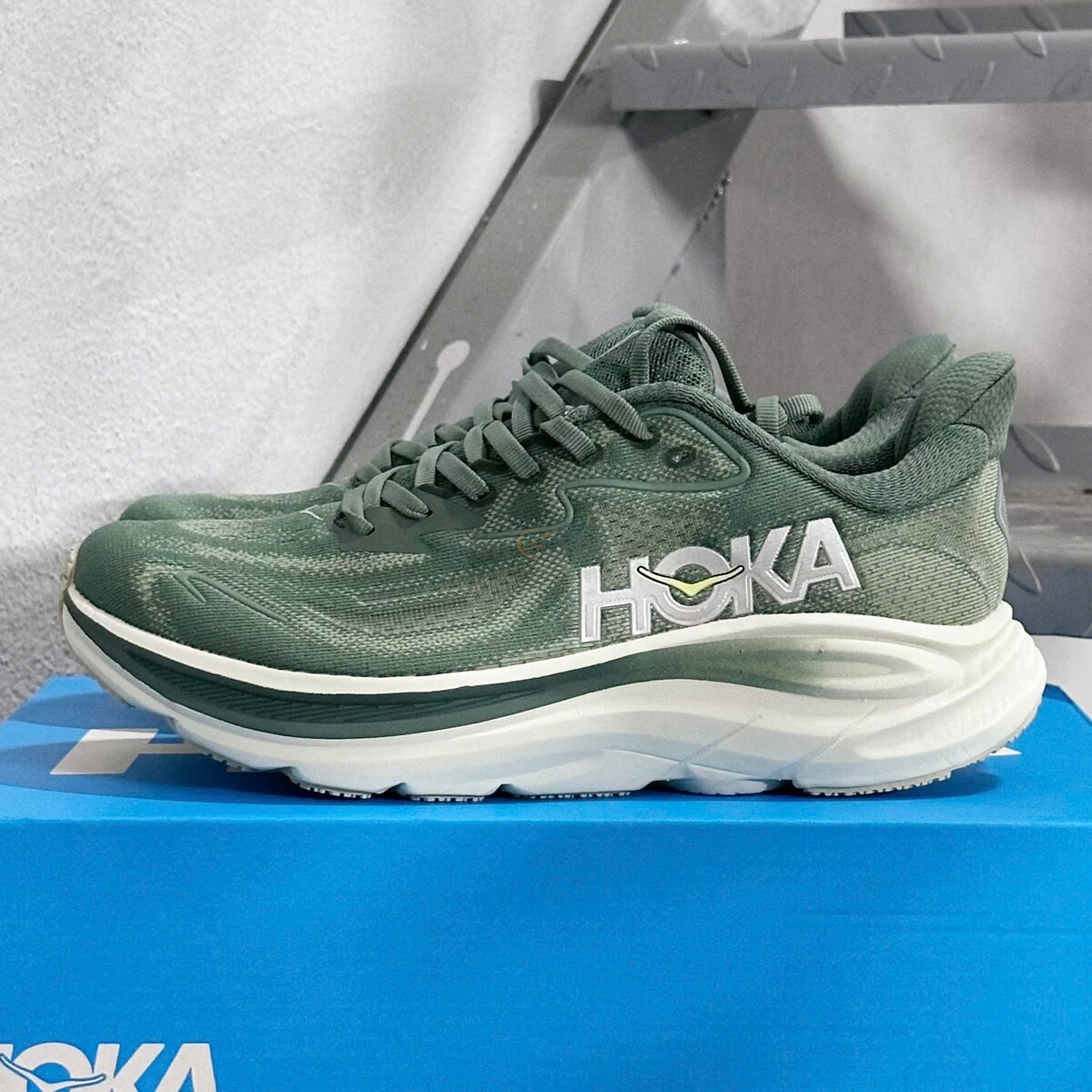 Hoka Clifton 10 Fern/ Truffle Salt
