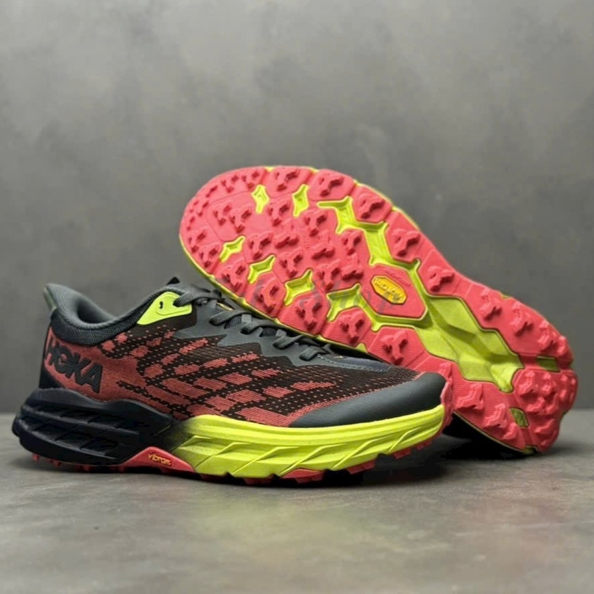 Hoka Speedgoat 5 Thyme/fiesta