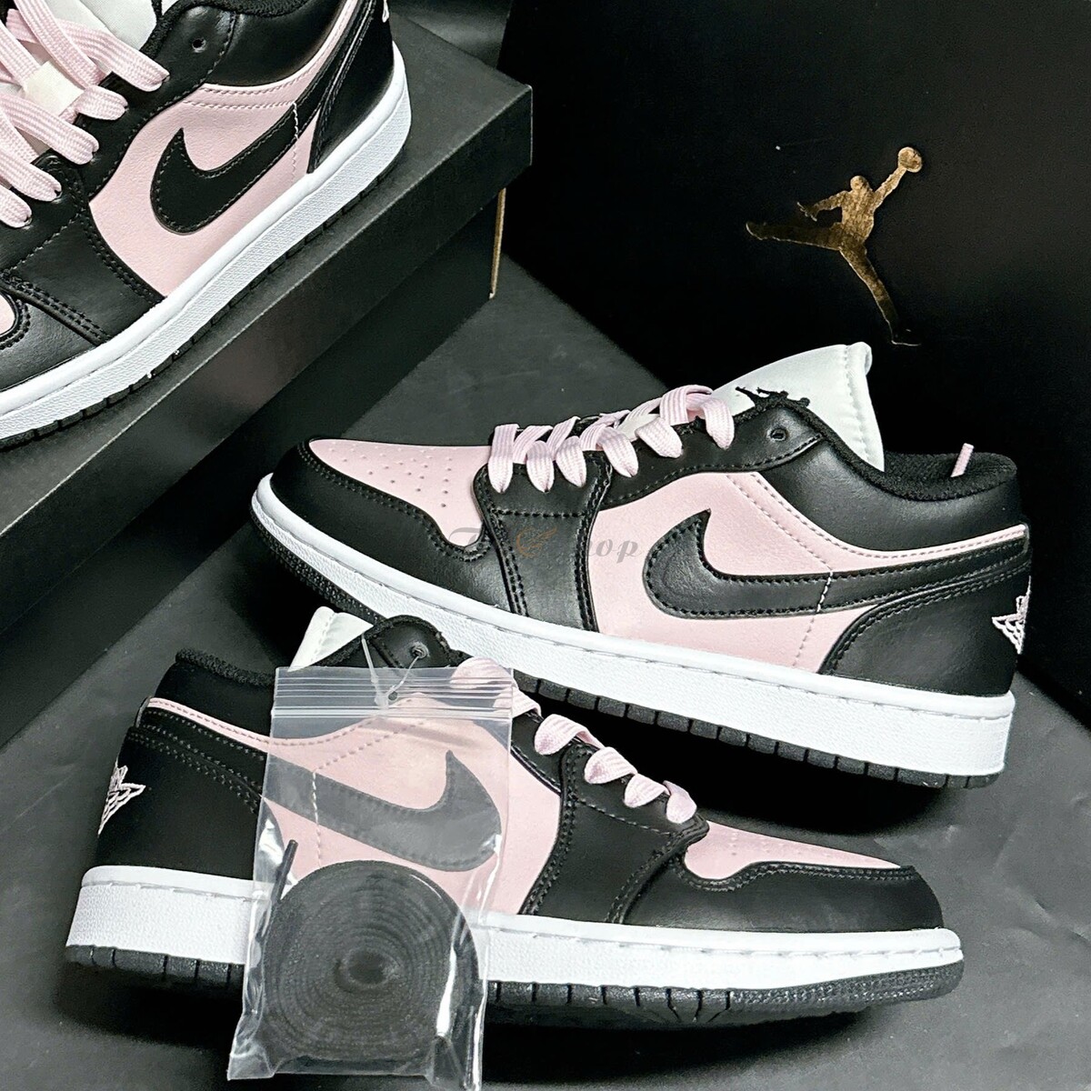Nike Air Jordan 1 Low Black Pink